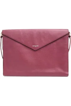 Balenciaga Pre-owned, Dames, Rood, ONE Size, Pre-owned Leather clutches
