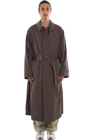 MAGLIANO Mantels, Heren, Grijs, L, Riem Trenchcoat