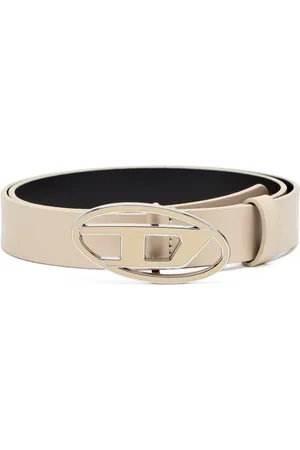 Diesel Accessoires, Dames, Bruin, 80 CM, Leer, Bruin Leren Riem B-1Dr 25