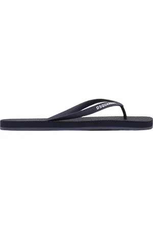 Dsquared2 Schoenen, Heren, Blauw, 40 EU, Blauwe Rubberen Zool Casual Sandalen