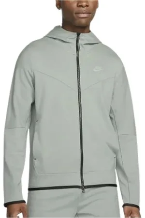 Nike Jassen, Heren, Blauw, M, Klassieke Tech Jas voor Warme Dagen