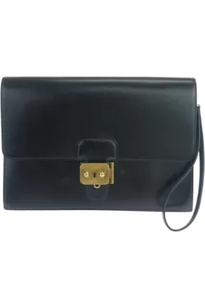 Hermès Pre-owned, Dames, Zwart, ONE Size, Pre-owned Leather clutches