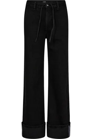 Co`Couture Jeans, Dames, Zwart, XS, Katoen, Reverse Anklejeans Broek