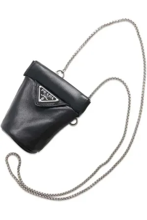 Prada Pre-owned, Dames, Zwart, ONE Size, Leer, Pre-owned Leather prada-bags