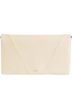 Chloé Tassen, Dames, , ONE Size, Leer, Leren kettingportemonnee met klep