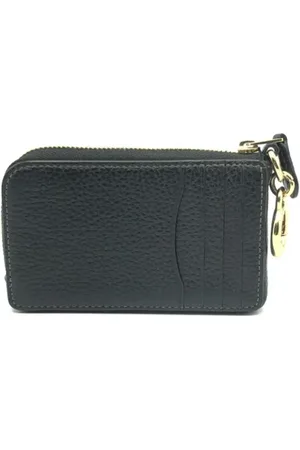 Coach Pre-owned, Dames, Zwart, ONE Size, Pre-owned Fabric wallets