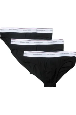 Dsquared2 Ondergoed, Heren, Zwart, L, Zwarte Comfort Briefs 3Pack