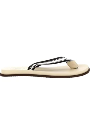 Brunello Cucinelli Schoenen, Heren, Veelkleurig, 39 EU, Gestreepte Stoffen Sandalen