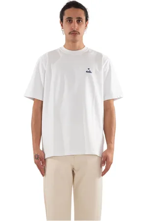 Arte Antwerp Tops, Heren, Wit, L, Wit Heart Logo Embro Tee