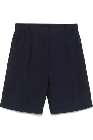 Patrizia Pepe Korte broeken, Dames, Blauw, S, Casual Bermuda Shorts 