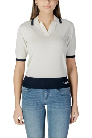 Liu Jo Tops, Dames, Wit, XL, Witte Viscose Sweatshirt