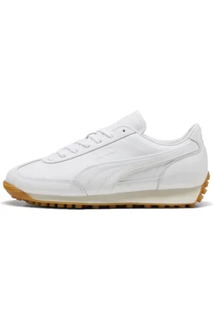 PUMA Schoenen, Heren, Wit, 45 EU, Tweed, Retro Easy Rider Leren Sneaker