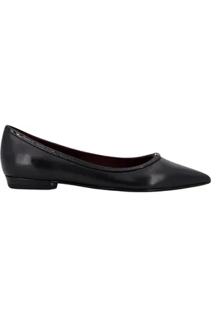 Tory Burch Schoenen, Dames, Zwart, 36 EU, Leer, Klassieke Zwarte Leren Ballet Flats