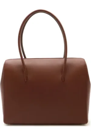 Cartier Pre-owned, Dames, Bruin, ONE Size, Leer, Pre-owned Leather totes
