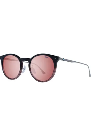 BMW Accessoires, Heren, Bruin, ONE Size, Bourgondische Heren Ronde Spiegelende Zonnebril