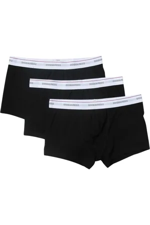 Dsquared2 Ondergoed, Heren, Zwart, S, Katoen, Stijlvol Zwart Ondergoed Set