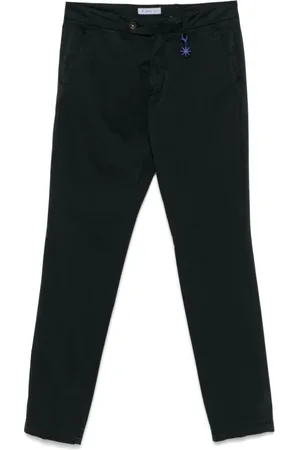 Manuel Ritz Broeken, Heren, Blauw, M, Blauwe Broek met Verborgen Rits