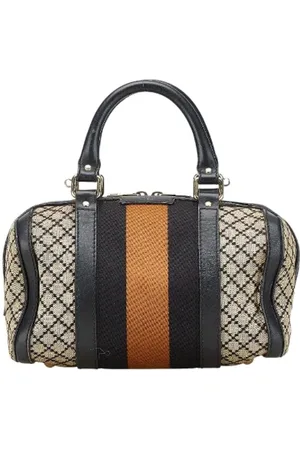 Gucci Pre-owned, Dames, , ONE Size, Leer, Tweedehands Canvas handtassen