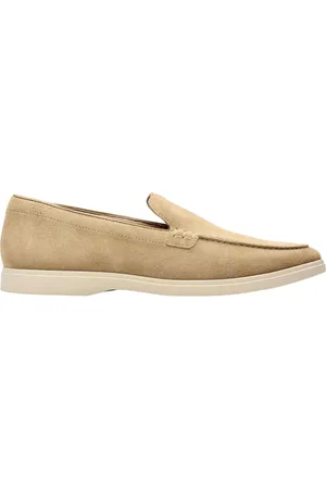 Clarks Schoenen, Heren, Bruin, 45 EU, Klassieke Instaploafer Schoen