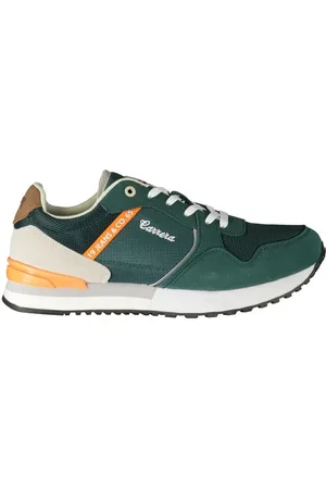 Carrera Schoenen, Heren, Groen, 40 EU, Polyester, Groene Polyester Sneaker met Veters
