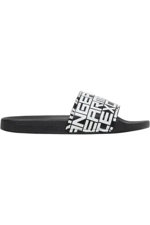 Armani Exchange Schoenen, Heren, Zwart, 45 EU, Moderne zwarte herensandalen
