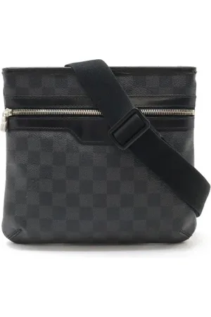 LOUIS VUITTON Pre-owned, Heren, Zwart, ONE Size, Pre-owned Canvas crossbody-bags