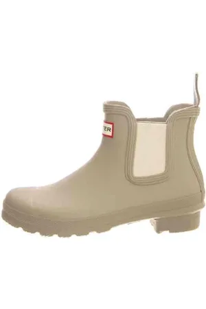 Hunter Schoenen, Dames, Grijs, 38 EU, Klassieke Chelsea Boot