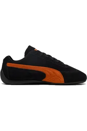 PUMA Schoenen, Heren, Zwart, 41 EU, Leer, Speedcat OG Zwart & Oranje Sneakers