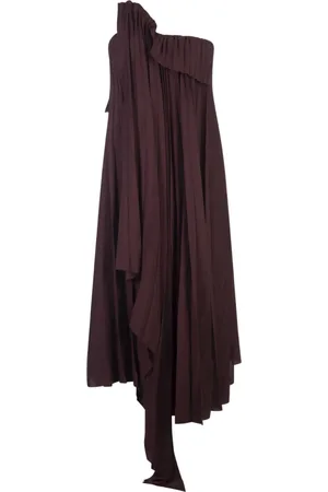 Alexander McQueen Kleedjes, Dames, Rood, S, Rode Cellulose Viscose Mode Top