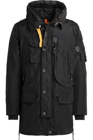 Parajumpers Jassen, Heren, Zwart, XL, Nylon, Iconische gewatteerde parka meesterwerk