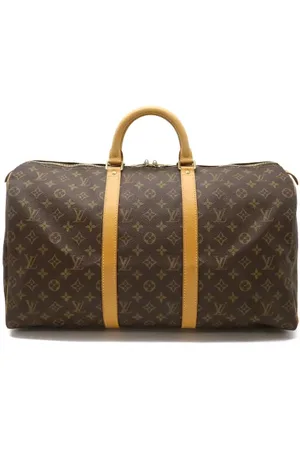 LOUIS VUITTON Pre-owned, Dames, Bruin, ONE Size, Pre-owned Canvas travel-bags