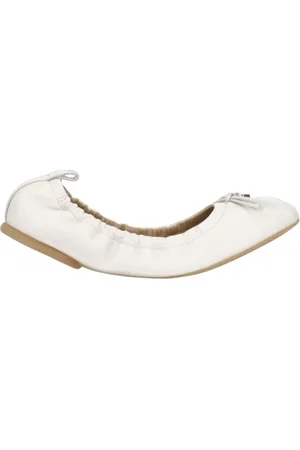 Hogan Schoenen, Dames, , 37 EU, Elegante Leren Ballerina Flats