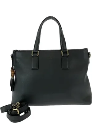 Gucci Pre-owned, Dames, Zwart, ONE Size, Pre-owned Leather gucci-bags