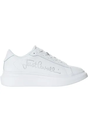 Roberto Cavalli Schoenen, Dames, Wit, 38 EU, Sneakers Wit