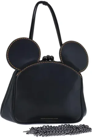 Coach Pre-owned, Dames, Zwart, ONE Size, Leer, Tweedehands leren handtassen