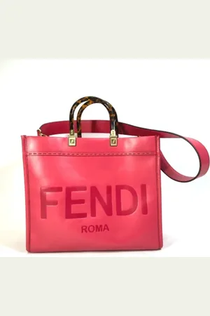 Fendi Pre-owned, Dames, Roze, ONE Size, Leer, Pre-owned Leather fendi-bags
