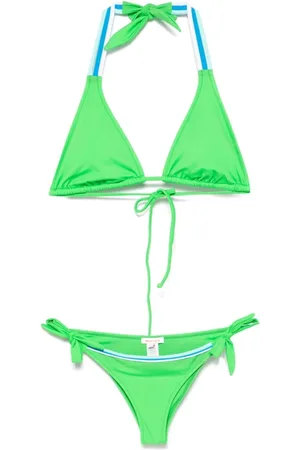 Sundek Badkleding, Dames, Groen, XS, Groene zee kleding met driehoekige cup