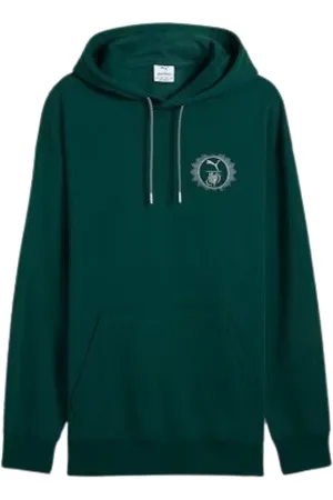 PUMA Sweatshirts & Hoodies, Dames, Groen, S, Slytherin Hoodie Sweat Dark Myrtle