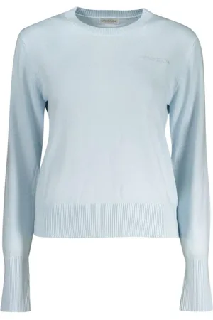 Guess Truien, Dames, Blauw, M, Polyester, Lichtblauwe Sweater Vrouwen Comfort Stijl