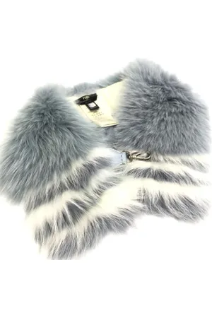 Fendi Pre-owned, Dames, Blauw, ONE Size, Pre-owned Fur scarves