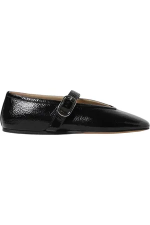 Le Monde Beryl Schoenen, Dames, Zwart, 39 EU, Leer, Zwarte Lakleren Ballet Flats
