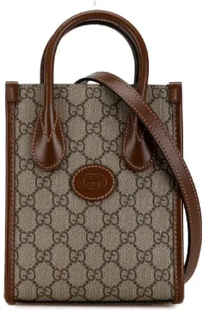 Gucci Pre-owned, Dames, Bruin, ONE Size, Leer, Pre-owned Leather gucci-bags