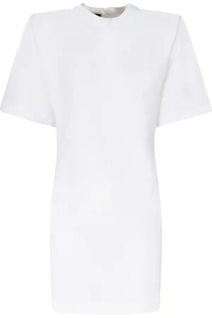Pinko Kleedjes, Dames, Wit, M, Katoen, Elegante Jerson Jurk