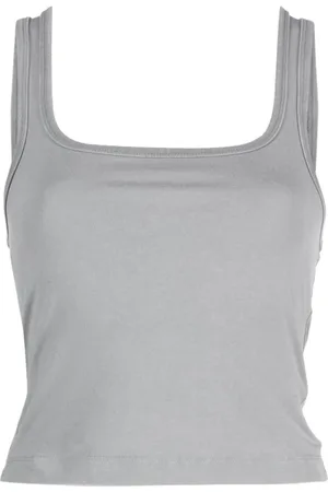 Entire Studios Tops, Dames, Grijs, M, Neushoorn Tanktop