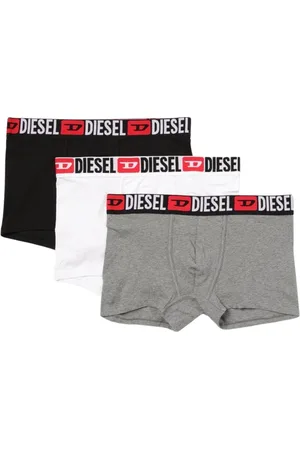 Diesel Ondergoed, Heren, Veelkleurig, S, Katoen, Zwarte Boxershorts 3-Pack