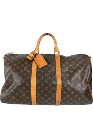 LOUIS VUITTON Pre-owned, unisex, Bruin, ONE Size, Tweedehands Canvas Louis Vuitton tassen