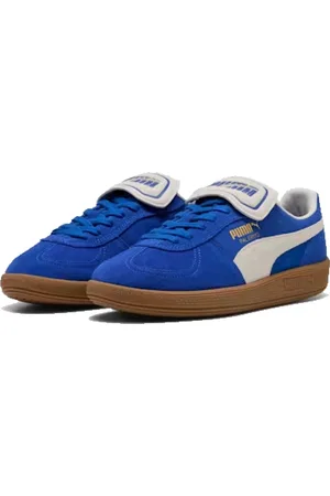 PUMA Schoenen, Heren, Blauw, 41 EU, Premium Vivid & Warm White Sneakers
