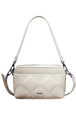 Calvin Klein Tassen, Dames, Wit, ONE Size, Dames Beige Handtas