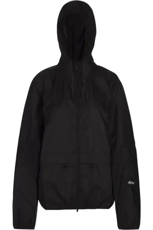 Autry Jassen, Heren, Zwart, L, Nylon, Zwarte Nylon Stijlvolle Jas