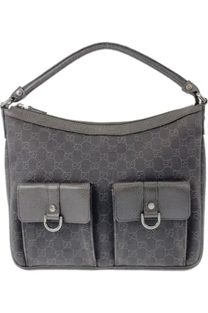Gucci Pre-owned, Dames, Bruin, ONE Size, Tweedehands Canvas handtassen